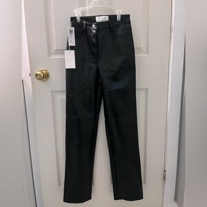 Wilfred Melina Vegan Leather Pants - size 00 tall